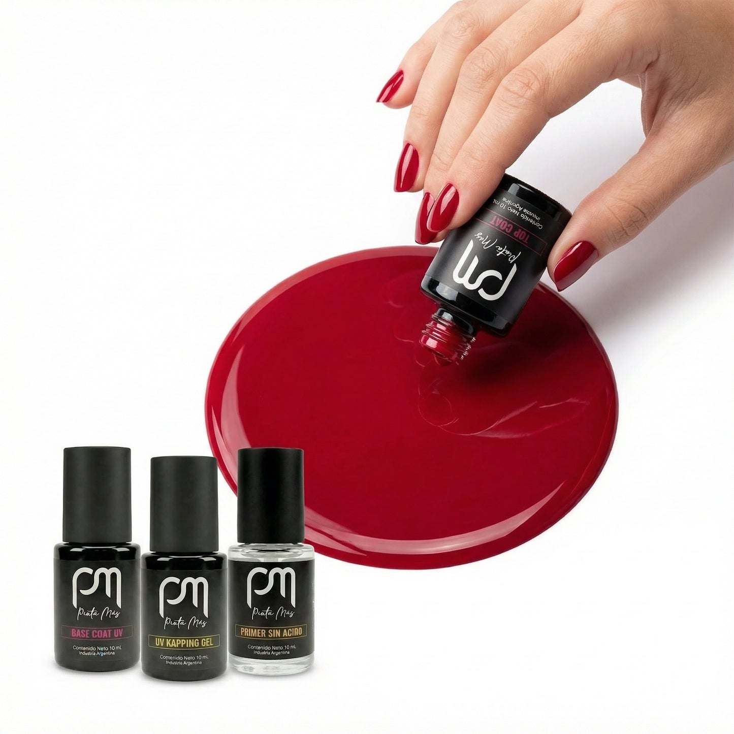 Pack Básico 3+1 | Base, Top, Primer + Color a Elección